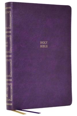 KJV Holy Bible: Paragraph-Style Large Print Thinline with 43,000 Cross References, Purple Leathersoft, Red Letter, Comfort Print: King James Version