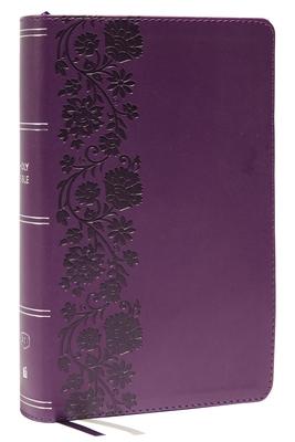 KJV Holy Bible: Large Print Single-Column with 43,000 End-Of-Verse Cross References, Purple Leathersoft, Personal Size, Red Letter, Comfort Print: Kin