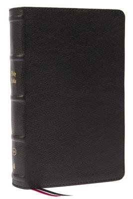 KJV Holy Bible: Large Print Single-Column with 43,000 End-Of-Verse Cross References, Black Genuine Leather, Personal Size, Red Letter, Comfort Print: