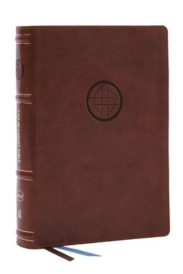 Life in Christ Bible: Discovering, Believing, and Rejoicing in Who God Says You Are (Nkjv, Brown Leathersoft, Thumb Indexed, Red Letter, Comfort Print