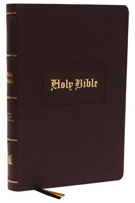 KJV Holy Bible: Large Print with 53,000 Center-Column Cross References, Brown Leathersoft, Red Letter, Comfort Print (Thumb Indexed): King James Versi