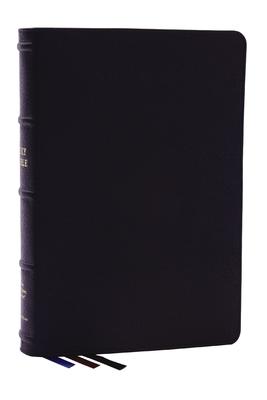 Nkjv, Large Print Thinline Reference Bible, Blue Letter, MacLaren Series, Genuine Leather, Black, Thumb Indexed, Comfort Print: Holy Bible, New King J