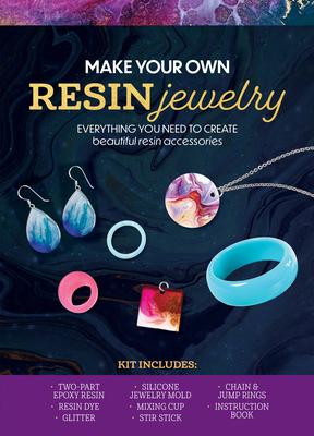 Make Your Own Resin Jewelry: Everything You Need to Create Beautiful Resin Accessories - Kit Includes: Two-Part Epoxy Resin, Resin Dye, Glitter, Si