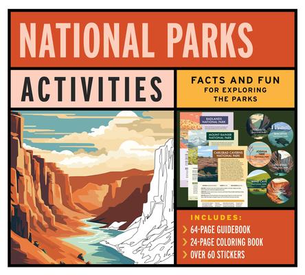 National Parks Activities Kit: Facts and Fun for Exploring the Parks - Includes: 64-Page Guidebook, 24-Page Coloring Book, Over 60 Stickers