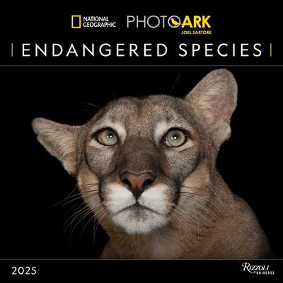 National Geographic: Endangered Species 2025 Wall Calendar