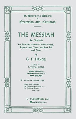 Messiah (Oratorio, 1741): Complete Vocal Score Satb