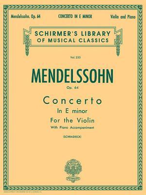 Concerto in E Minor, Op. 64: Schirmer Library of Classics Volume 235