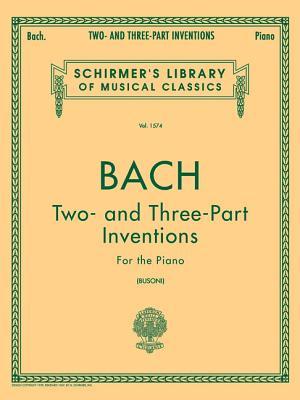 Two- And Three-Part Inventions: Schirmer Library of Classics Volume 1574 Piano Solo