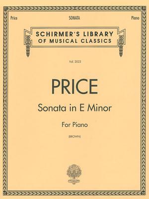 Sonata in E Minor: Schirmer Library of Classics Volume 2023 Nfmc 2024-2028 Selection Piano Solo