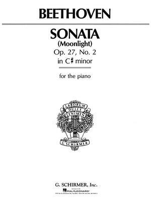 Sonata in C-Sharp Minor, Opus 27, No. 2 (Moonlight): Piano Solo