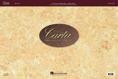 Carta Manuscript Paper No. 27 - Professional