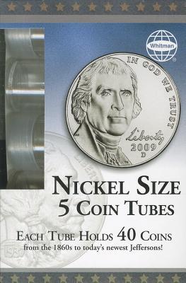 Whitman Nickel Size 5 Coin Tubes