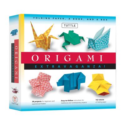 Origami Extravaganza! Folding Paper, a Book, and a Box: Origami Kit Includes Origami Book, 38 Fun Projects and 162 Origami Papers: Great for Both Kids