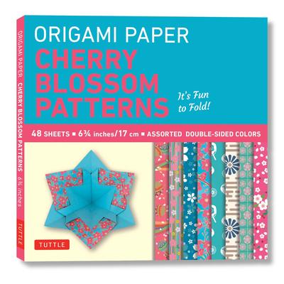 Origami Paper- Cherry Blossom Prints- Small 6 3/4 48 Sheets: Tuttle Origami Paper: Origami Sheets Printed with 8 Different Patterns: Instructions for