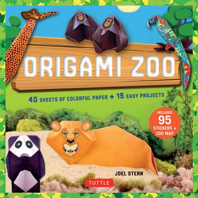 Origami Zoo Kit: Make a Complete Zoo of Origami Animals!: Kit with Origami Book, 15 Projects, 40 Origami Papers, 95 Stickers & Fold-Out