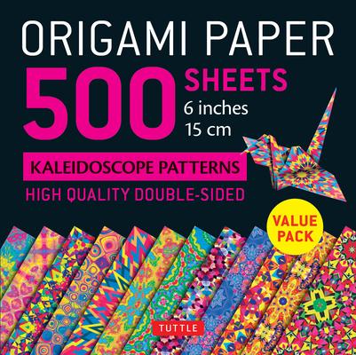 Origami Paper 500 Sheets Kaleidoscope Patterns 6 (15 CM): Tuttle Origami Paper: Double-Sided Origami Sheets Printed with 12 Different Designs (Instruc