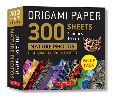 Origami Paper 300 Sheets Nature Photo Patterns 4 (10 CM): Tuttle Origami Paper: Double-Sided Origami Sheets Printed with 12 Different Designs