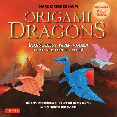 Origami Dragons Kit: Magnificent Paper Models That Are Fun to Fold! (Includes Free Online Video Tutorials) [With Book(s)]