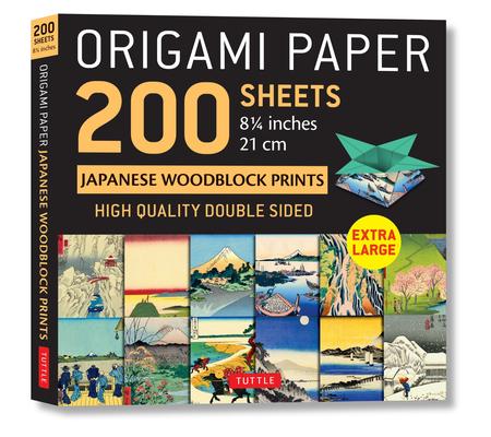 Origami Paper 200 Sheets Japanese Woodblock Prints 8 1/4: Extra Large Tuttle Origami Paper: Double Sided Origami Sheets Printed with 12 Different Prin