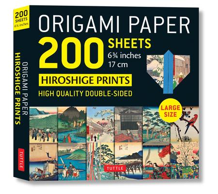 Origami Paper 200 Sheets Hiroshige Prints 6 3/4 (17 CM): Double Sided Origami Sheets with 12 Different Woodblock Prints (Instructions for 6 Projects I