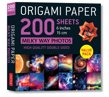 Origami Paper 200 Sheets Milky Way Photos 6 (15 CM): Tuttle Origami Paper: Double Sided Origami Sheets Printed with 12 Different Photographs (Includes