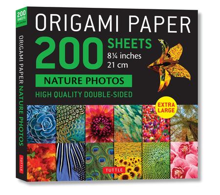 Origami Paper 200 Sheets Nature Photos 8 1/4 (21 CM): Double-Sided Origami Sheets Printed with 12 Photographs (Instructions for 6 Projects Included)