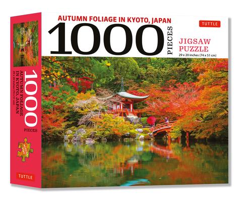 Autumn Foliage in Kyoto, Japan - 1000 Piece Jigsaw Puzzle: For Adults and Families - Finished Puzzle Size 29 X 20 Inch (74 X 51 CM); A3 Sized Poster