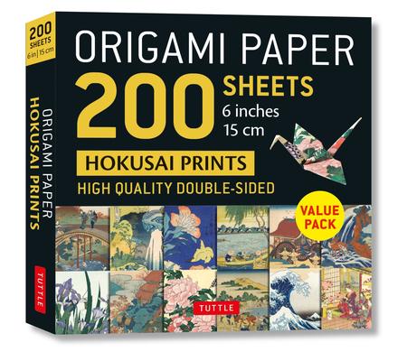 Origami Paper 200 Sheets Hokusai Prints 6 (15 CM): Tuttle Origami Paper: Double-Sided Origami Sheets Printed with 12 Different Designs (Instructions f