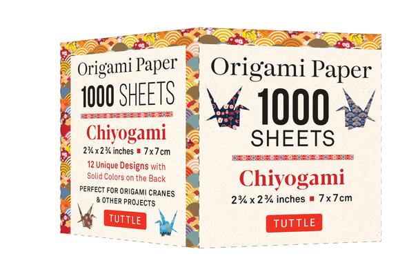 Origami Paper Chiyogami 1,000 Sheets 2 3/4 in (7 CM): Tuttle Origami Paper: Double-Sided Origami Sheets Printed with 12 Designs (Instructions for Orig