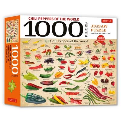 Chili Peppers of the World - 1000 Piece Jigsaw Puzzle: For Adults and Families - Finished Puzzle Size 29 X 20 Inch (74 X 51 CM); A3 Sized Poster