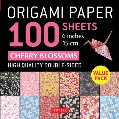 Origami Paper 100 Sheets Cherry Blossoms 6 (15 CM): Tuttle Origami Paper: Double-Sided Origami Sheets Printed with 12 Different Patterns (Instructions