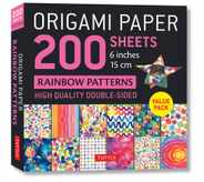 Origami Paper 200 Sheets Rainbow Patterns 6 (15 CM) Subscription