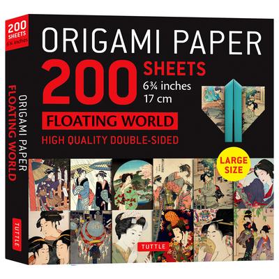 Origami Paper 200 Sheets Floating World 6 3/4 (17 CM): Tuttle Origami Paper: Double-Sided Origami Sheets with 12 Different Prints (Instructions for 6