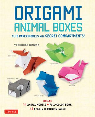 Origami Animal Boxes Kit: Cute Paper Models with Secret Compartments! (14 Animal Origami Models + 48 Folding Sheets) Subscription