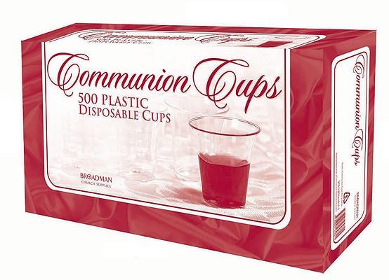 Communion Cups - Disposable Plastic Cups (500 Cups): Stackable / Smooth Rim / Ultra-Clear / Recyclable