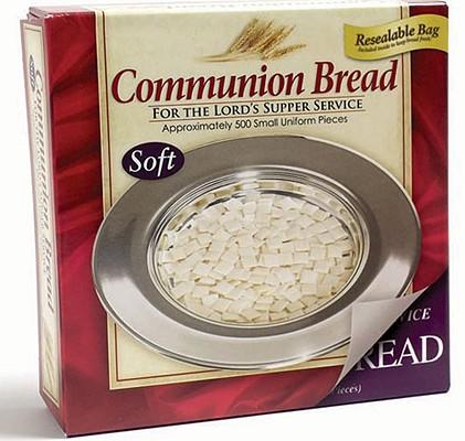 Communion Bread - Soft Uniform Squares (500 Pieces): Resealable Bag Included / Soft Unleavened / Ready to Serve