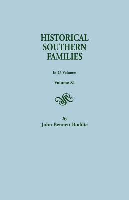 Historical Southern Families. in 23 Volumes. Volume XI