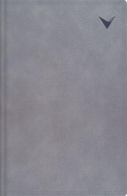 Nbla, Biblia de Estudio, Interior a DOS Colores, Leathersoft, Gris, Comfort Print