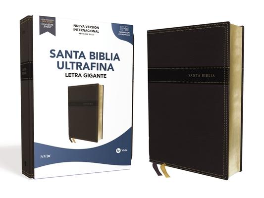 Nvi, Santa Biblia, Revisin 2022, Ultrafina, Letra Gigante, Leathersoft, Negro, Palabras de Jess En Rojo, Comfort Print