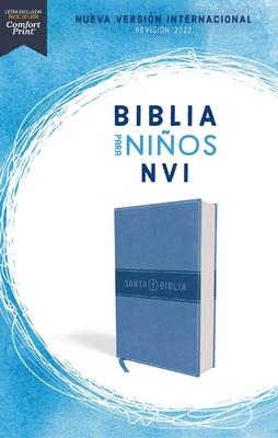 Nvi, Biblia Para Nios Revisin 2022, Leathersoft, Azul Celeste, Comfort Print