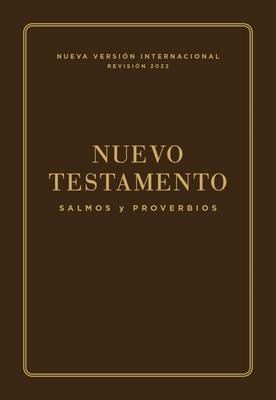 Nvi, Nuevo Testamento de Bolsillo, Con Salmos Y Proverbios, Revisin 2022, Leatherflex, Caf