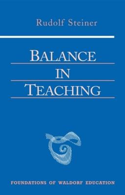 Balance in Teaching: (Cw 302a)