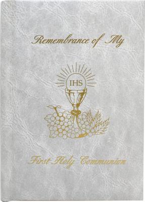 Remembrance of My First Holy Communion-Girl-White Edges: Marian Children's Mass Book