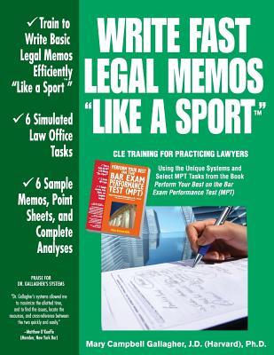 Write Fast Legal Memos Like a Sport(tm)