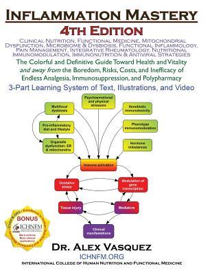 Inflammation Mastery 4th Edition: The Colorful and Definitive Guide Toward Health and Vitality and away from the Boredom, Risks, Costs, and Inefficacy