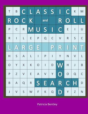 Classic Rock and Roll Music Large Print Word Search