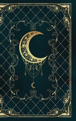 Magic moon grimoire: Lined Notebook - 120 pages - Vintage Book