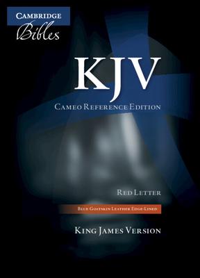 KJV Cameo Reference Edition, Blue Goatskin Leather, Red-Letter Text, Kj456: Xre