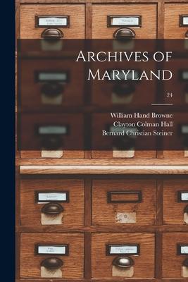 Archives of Maryland; 24