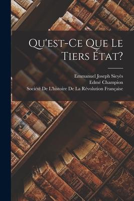 Qu'est-Ce Que Le Tiers tat?